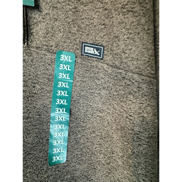 NWT Eddie Bauer Brown Men's Sweater Fleece Size 3XL - Picture 4 of 12